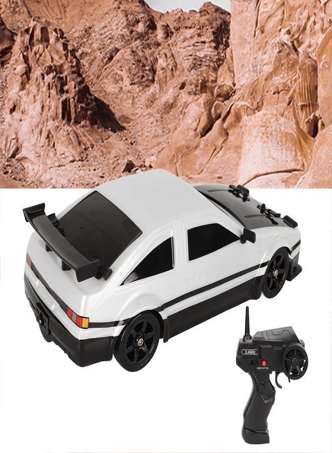 KING FORU Remote Control Car, RC Drift Car with 4 Wheel Drive, 1/16 2.4 GHz Simulated RC Drift Car Toy with 2 Sets of Tyres for Boys and Girls - Image 5